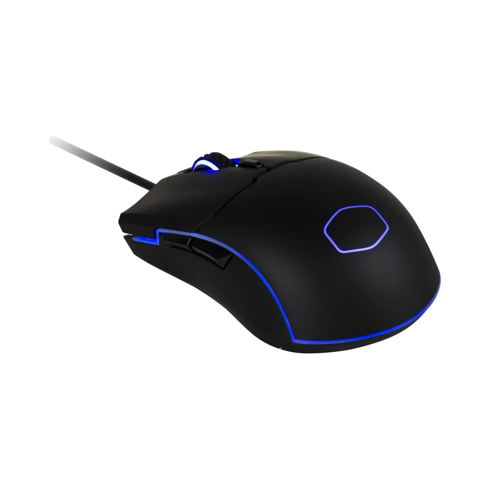 cooler master gaming cm110 ambidextrous optical usb 6000 dpi 1 ms black