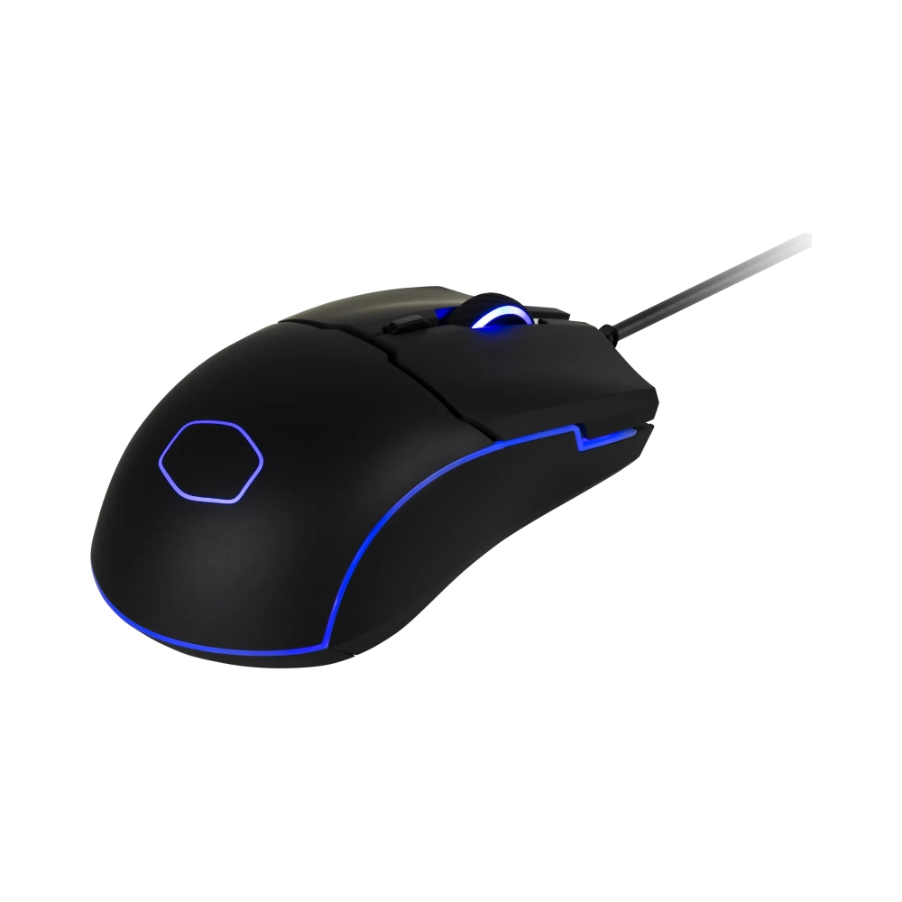 cooler master gaming cm110 ambidextrous optical usb 6000 dpi 1 ms black