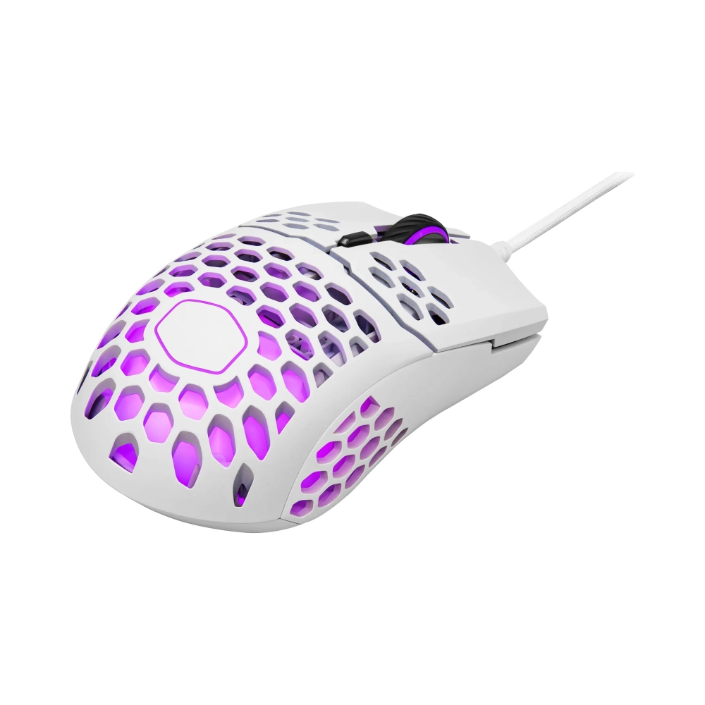 cooler master gaming mm711 ambidextrous optical usb 16000 dpi white