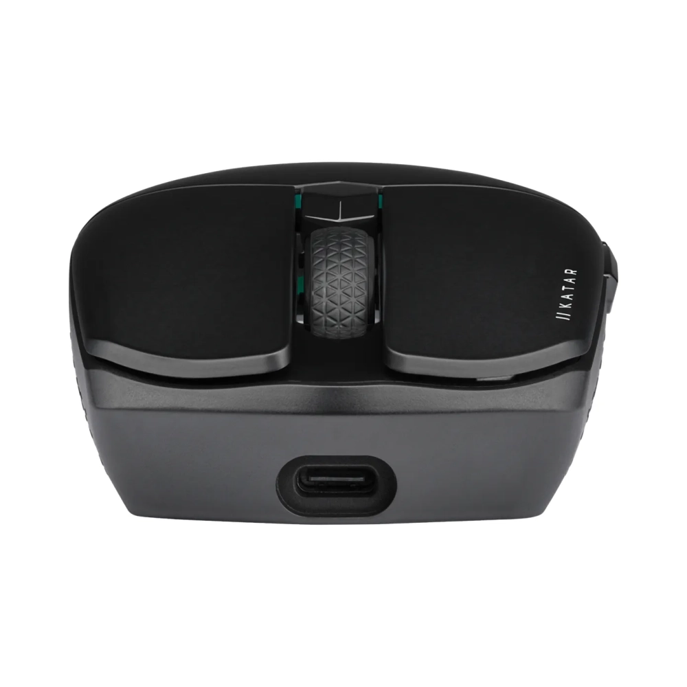 corsair katar elite wireles optical rf wireless bluetooth usb type a 26000 dpi black