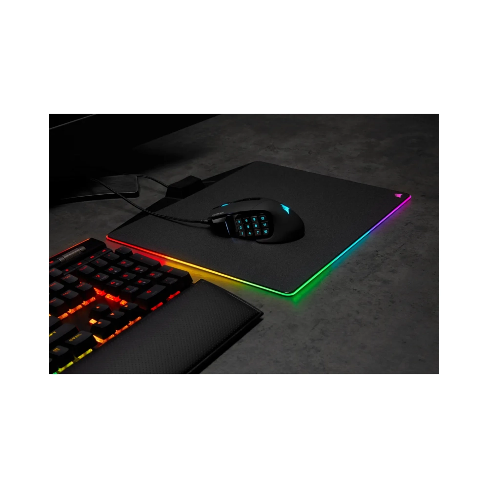 corsair scimitar rgb elite right hand optical usb 18000 dpi black