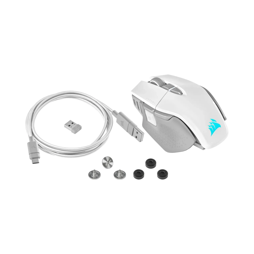corsair ch 9319511 ap2 right hand optical rf wireless bluetooth 26000 dpi white