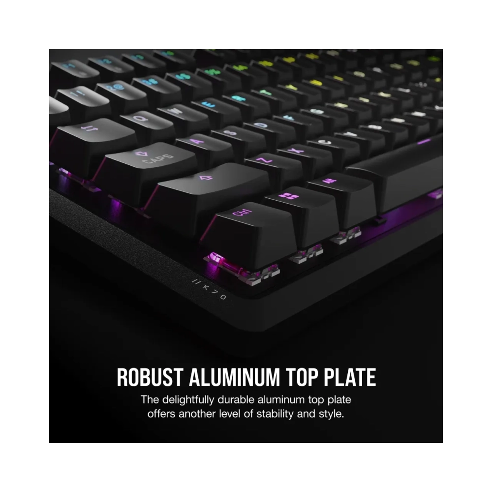 corsair k70 full size 100 usb mechanical black