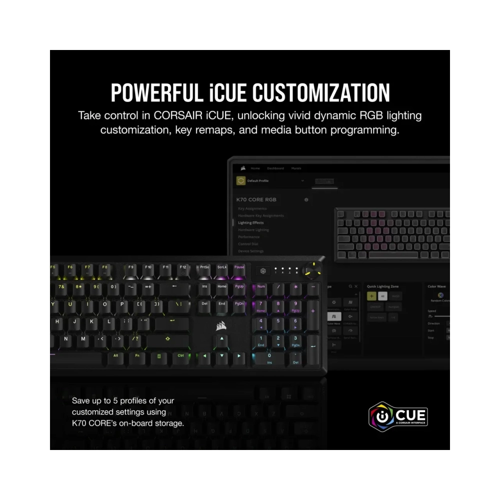 corsair k70 full size 100 usb mechanical black