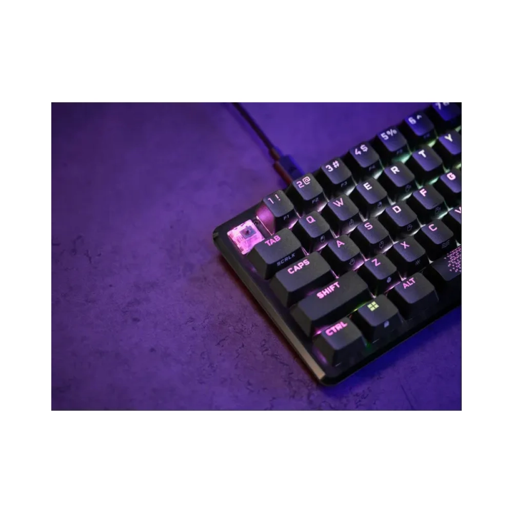 corsair k65 pro mini 65 usb opto mechanical key switch qwerty rgb led black