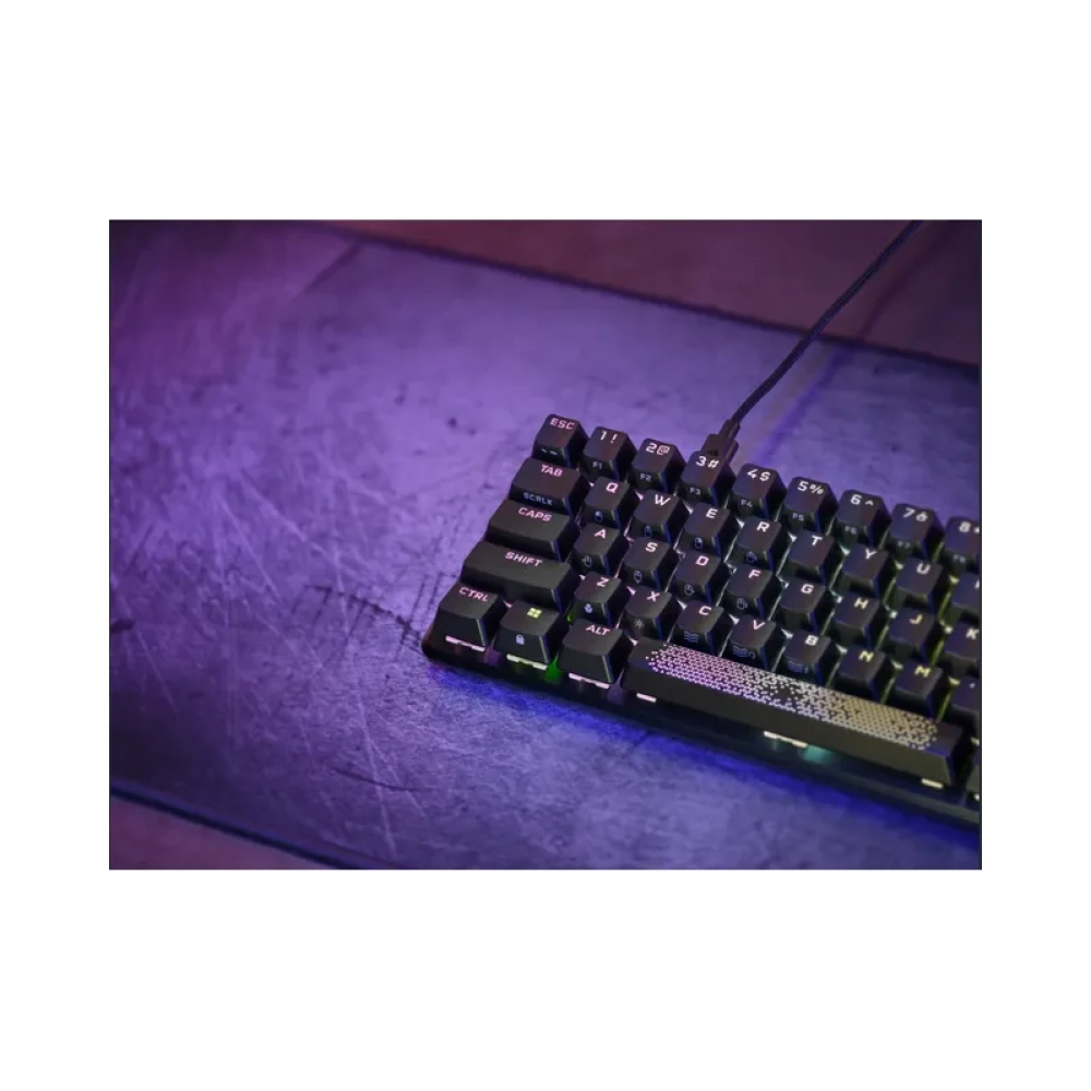corsair k65 pro mini 65 usb opto mechanical key switch qwerty rgb led black