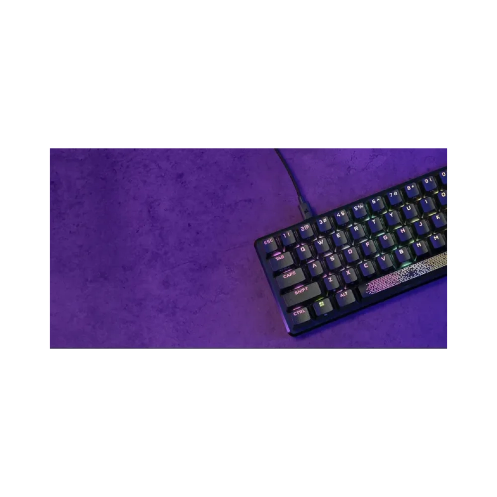 corsair k65 pro mini 65 usb opto mechanical key switch qwerty rgb led black