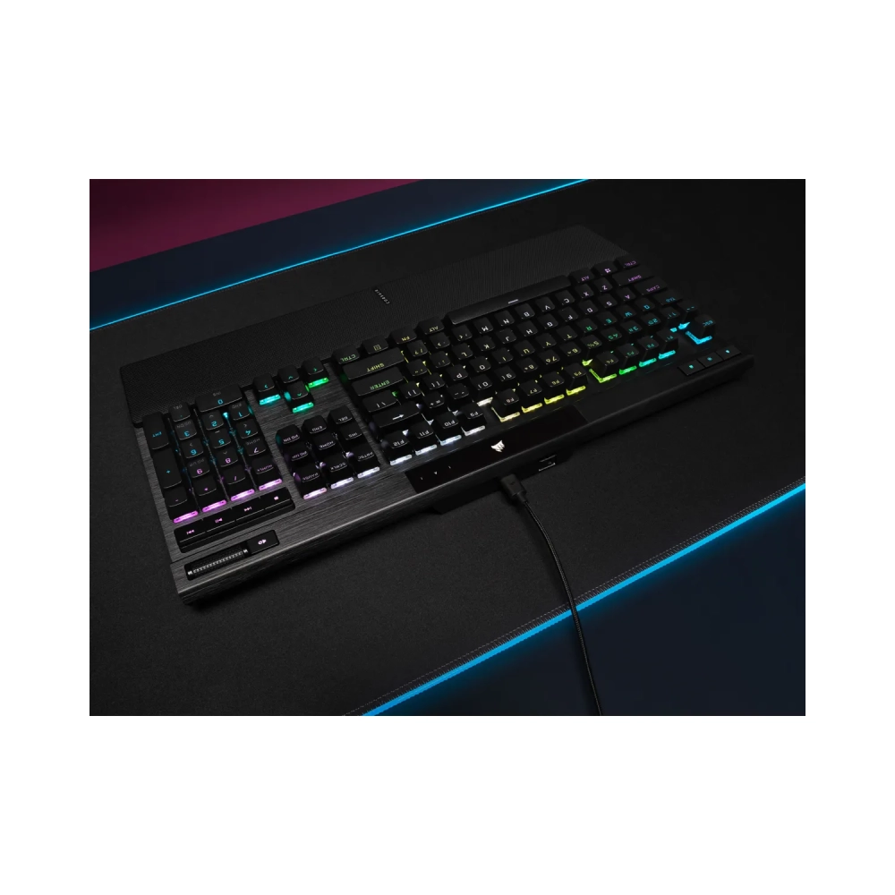 corsair k70 rgb pro mechanical gaming keyboard with pbt double shot pro keycaps cherry mx brown full size 100 usb mechanical qwerty rgb led black