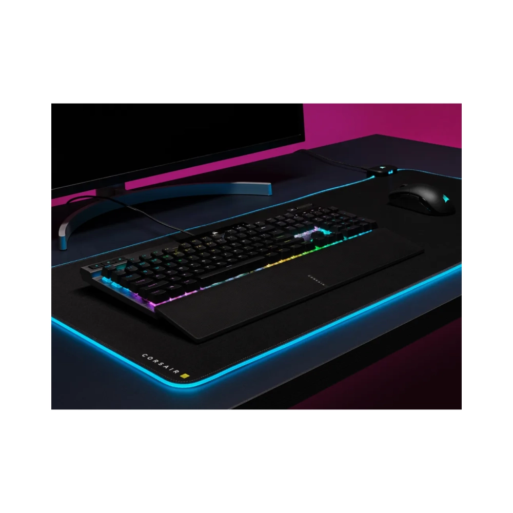 corsair k70 rgb pro full size 100 usb mechanical qwerty rgb led black