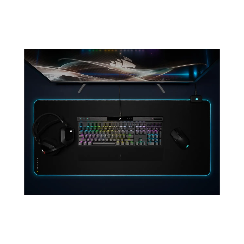 corsair k70 pro full size 100 usb opto mechanical key switch qwerty rgb led black