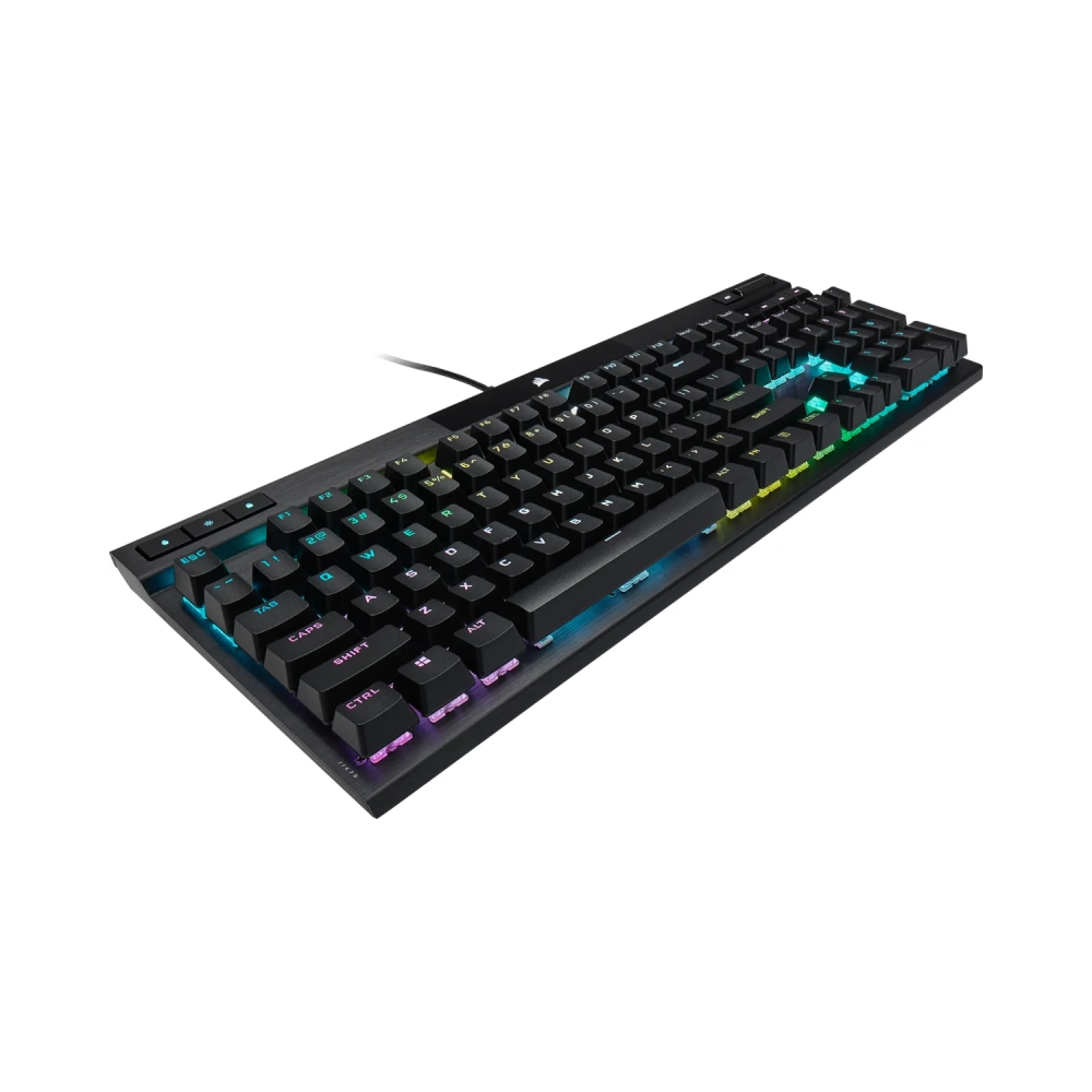 corsair k70 pro full size 100 usb opto mechanical key switch qwerty rgb led black