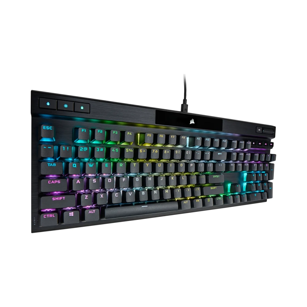 corsair k70 pro full size 100 usb opto mechanical key switch qwerty rgb led black