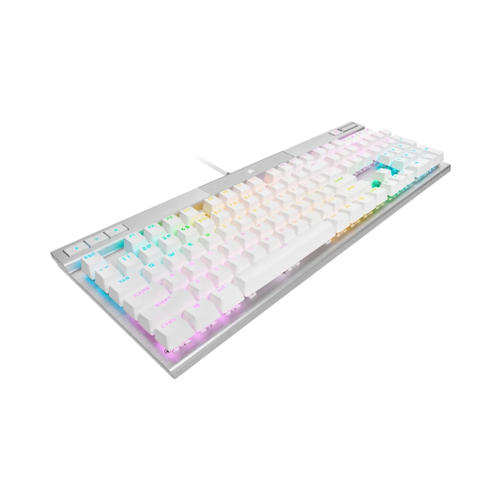 corsair ch 910951a na full size 100 usb opto mechanical key switch rgb led white