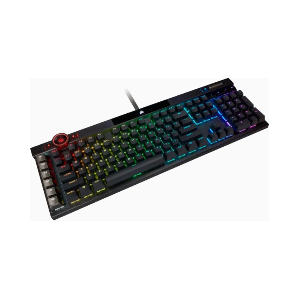 corsair k100 rgb standard usb mechanical qwertz rgb led black