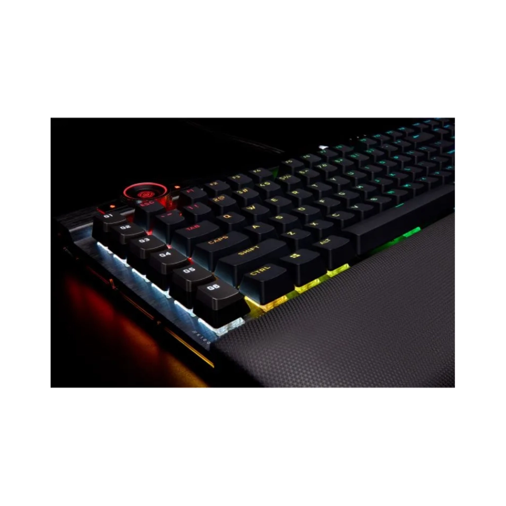 corsair k100 rgb standard usb mechanical qwertz rgb led black