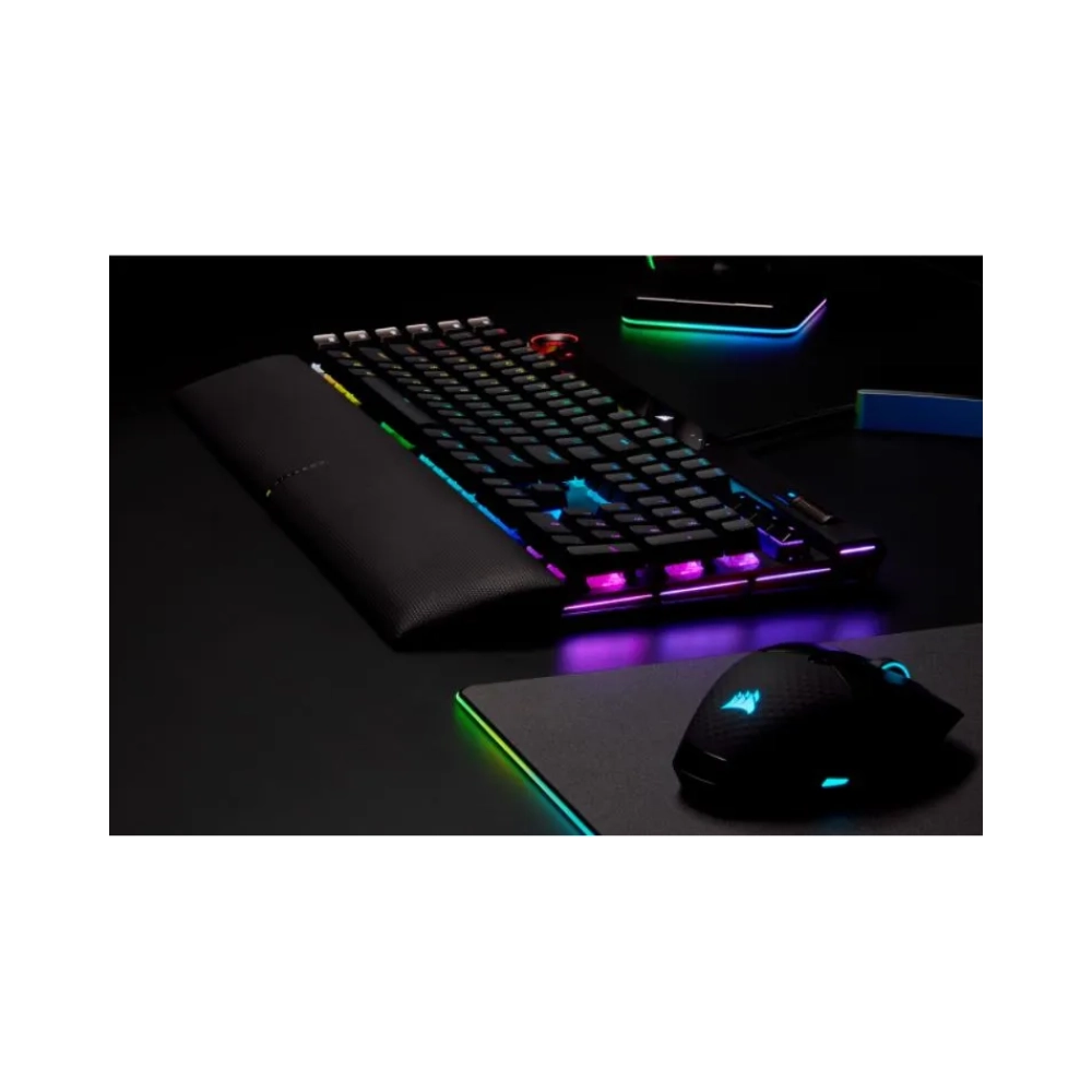 corsair k100 rgb standard usb mechanical qwertz rgb led black