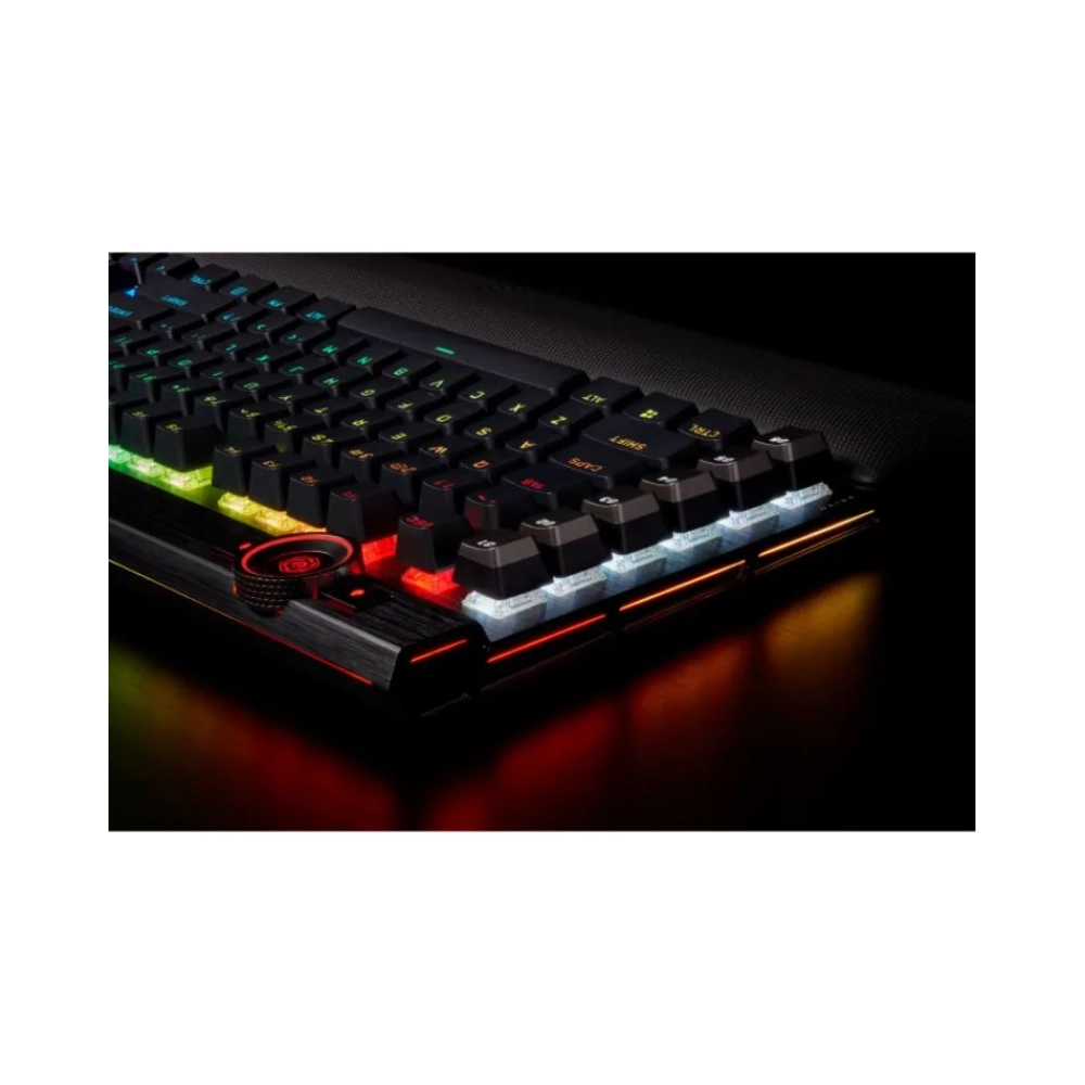 corsair k100 rgb standard usb mechanical qwertz rgb led black