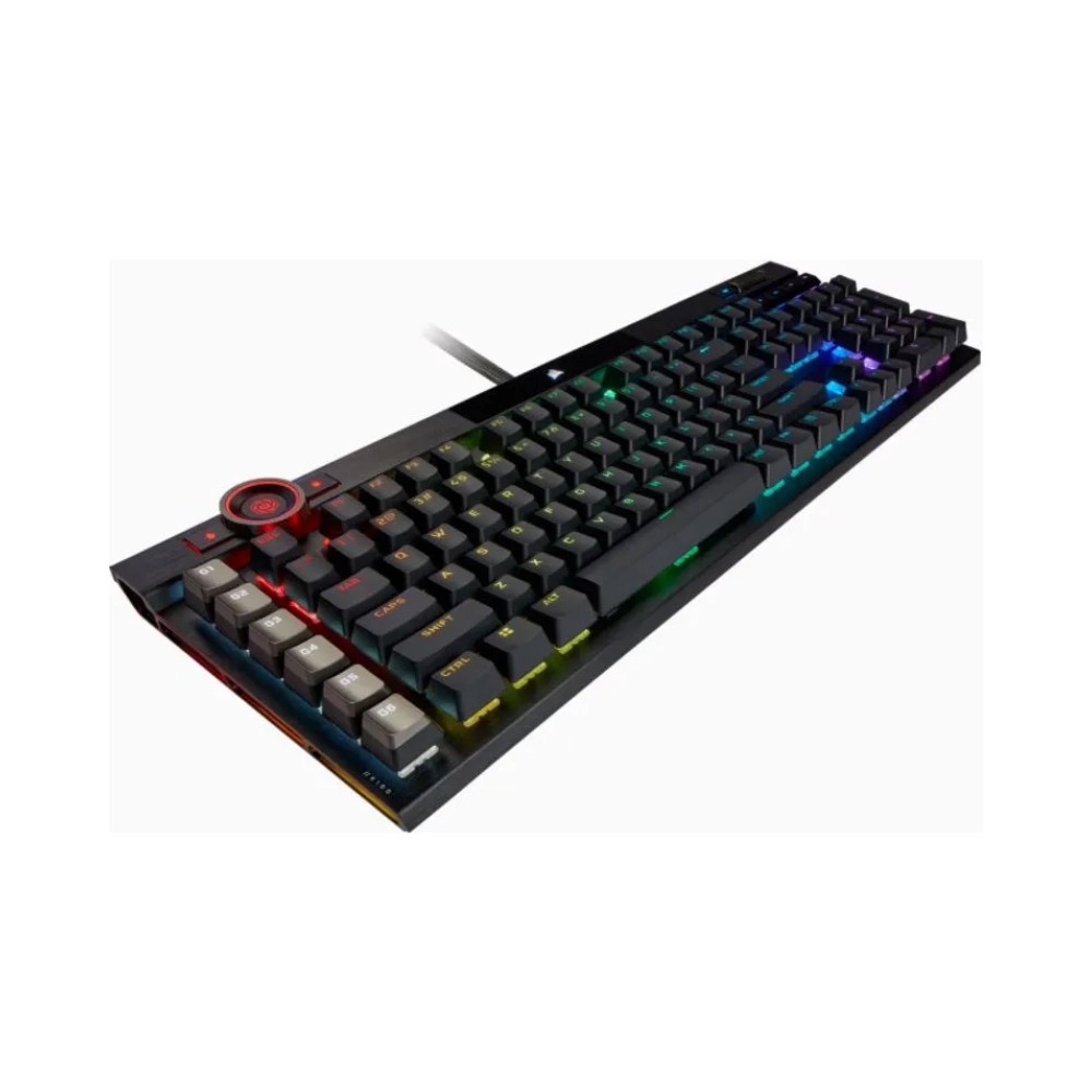 corsair k100 rgb standard usb mechanical qwertz rgb led black