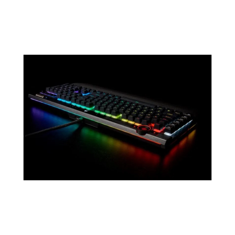 corsair k100 rgb standard usb mechanical qwertz rgb led black