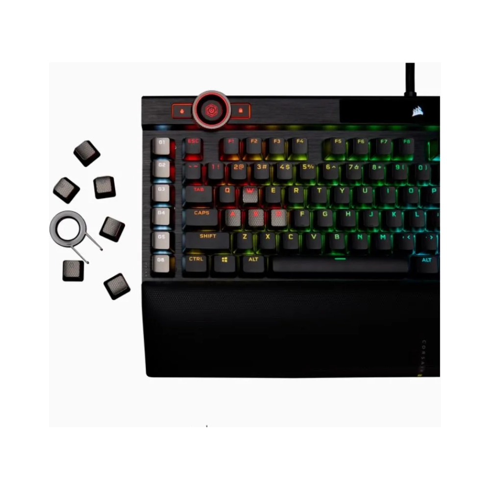 corsair k100 rgb standard usb mechanical qwertz rgb led black