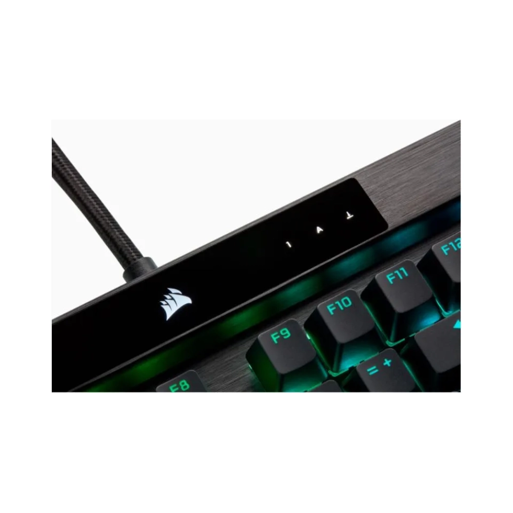 corsair k100 rgb standard usb mechanical qwertz rgb led black