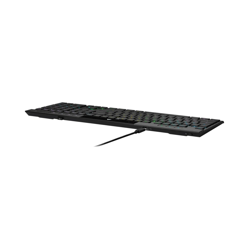 corsair k100 air full size 100 usb rf wireless bluetooth mechanical qwerty rgb led black
