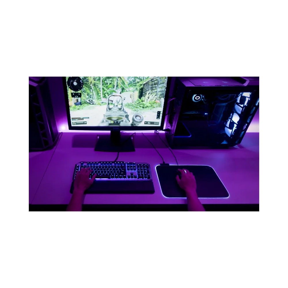 cooler master gaming mp750 blackpurple monotone cottonplasticrubber usb powered non slip base gaming mouse pad