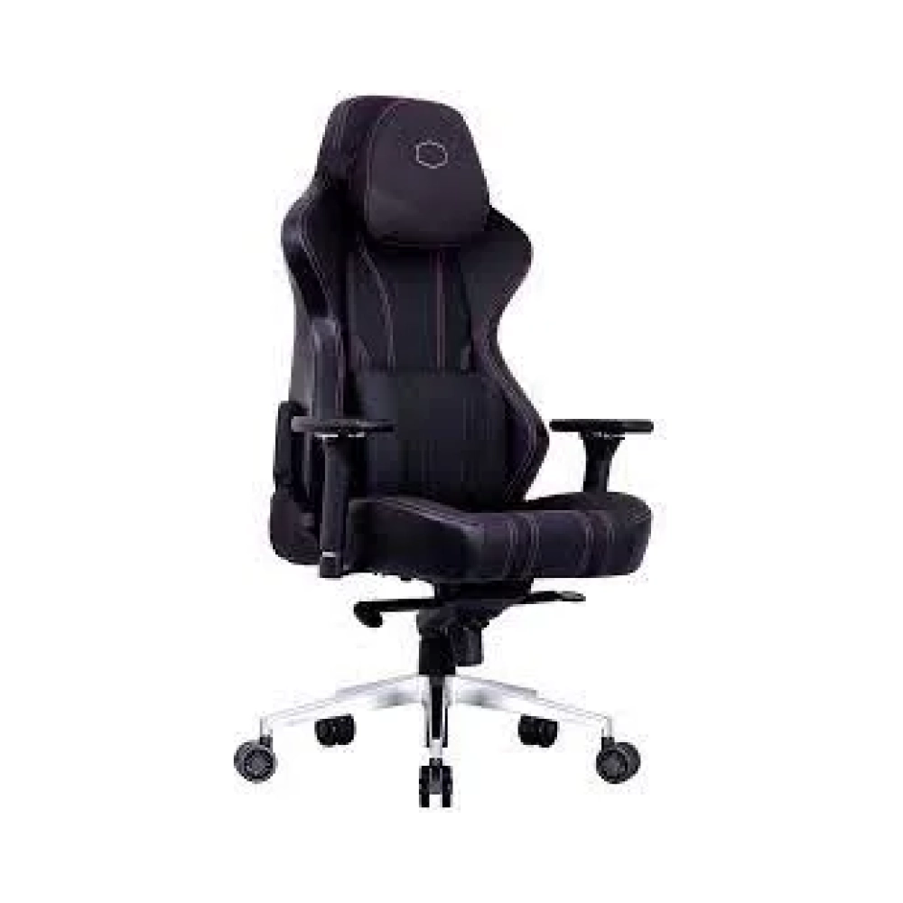 cooler master x2 gaming chair ergonomic design head and lumbar pillow black