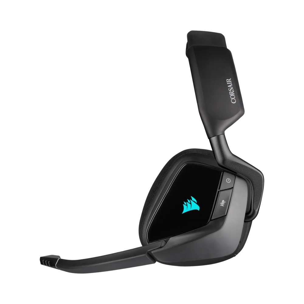 corsair void rgb elite headset head band gaming black binaural rotary