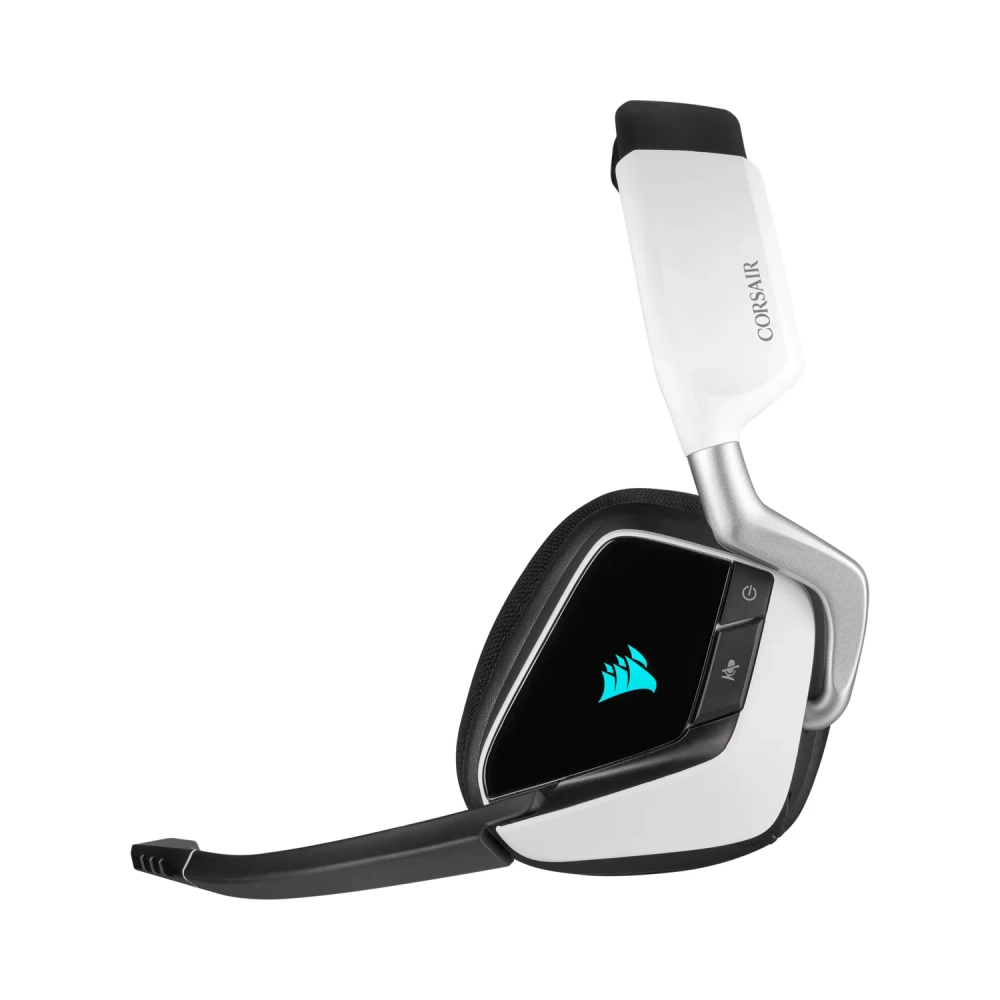 corsair void rgb elite wireless headset head band gaming blackwhite binaural 71 surround sound