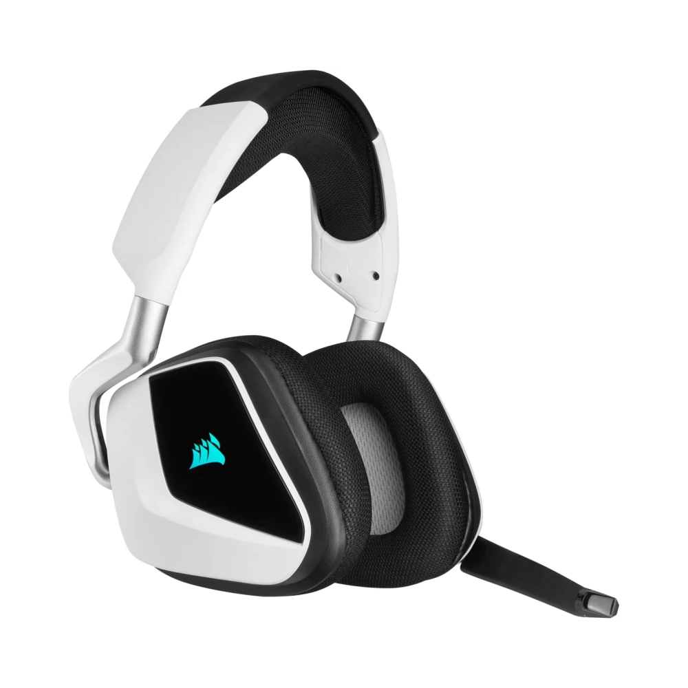 corsair void rgb elite wireless headset head band gaming blackwhite binaural 71 surround sound