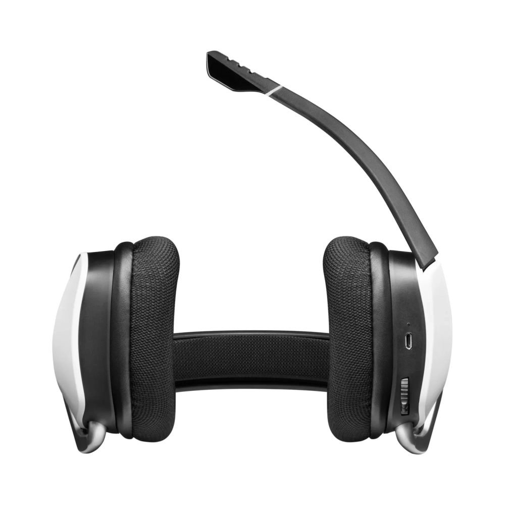 corsair void rgb elite wireless headset head band gaming blackwhite binaural 71 surround sound