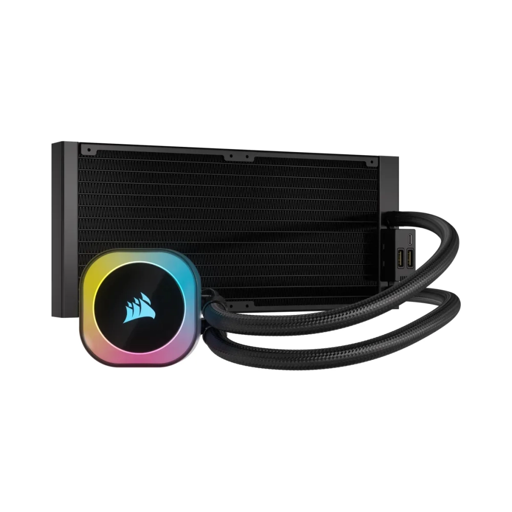 corsair h115i liquid ooling kit 14 cm 400 rpm 2000 rpm 825 cfm black