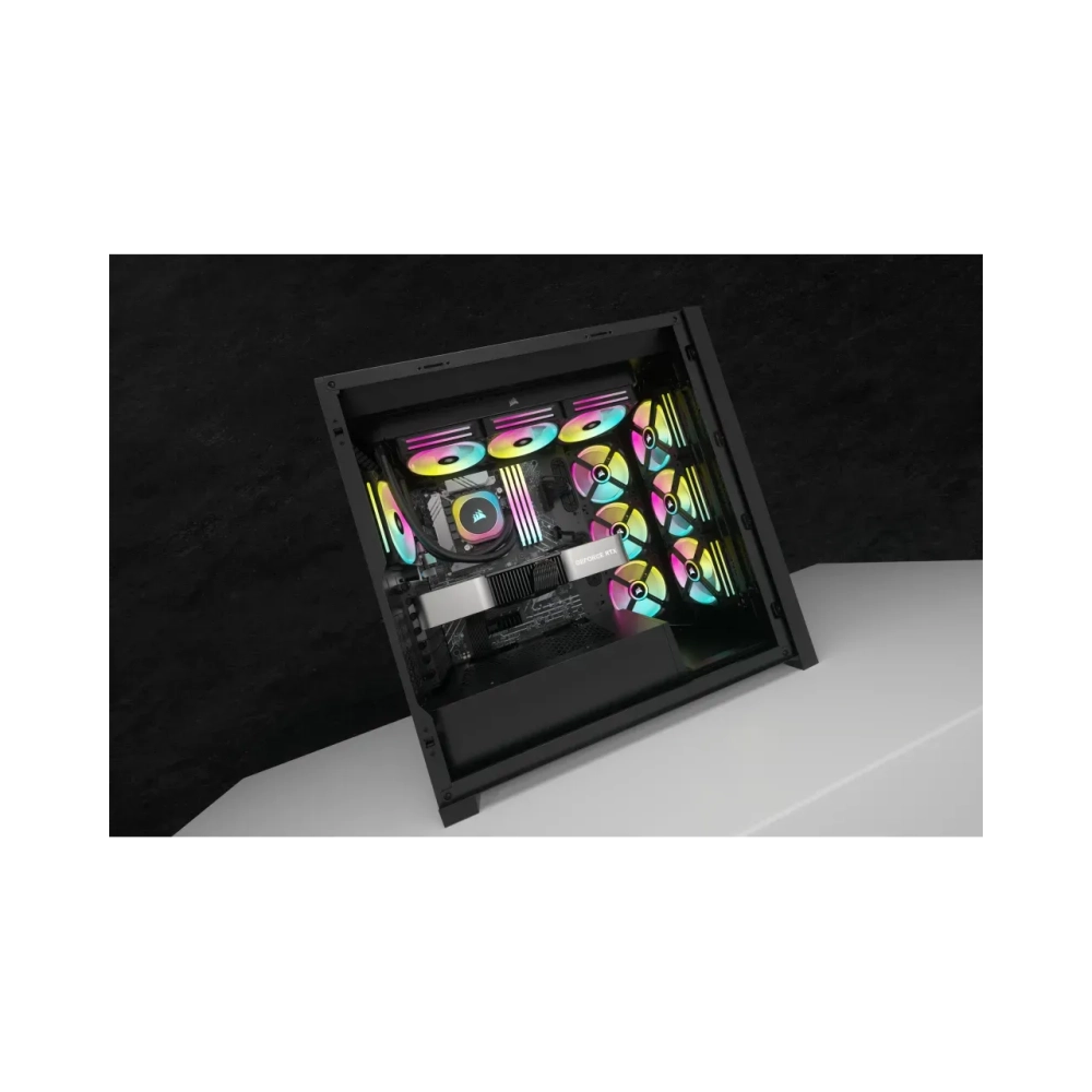 corsair h150i liquid ooling kit 12 cm 480 rpm 2400 rpm 631 cfm black