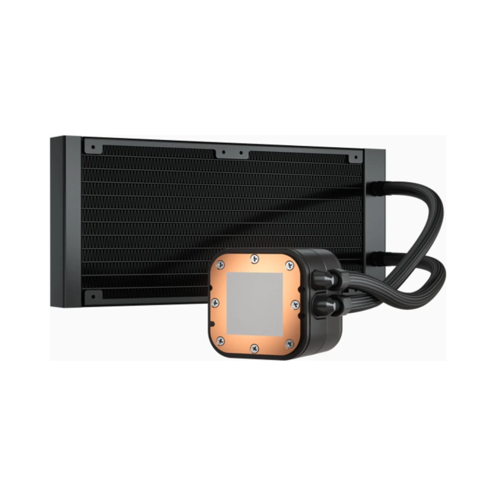 corsair h100i air cooler 19 db 358 db 6557 cfm black
