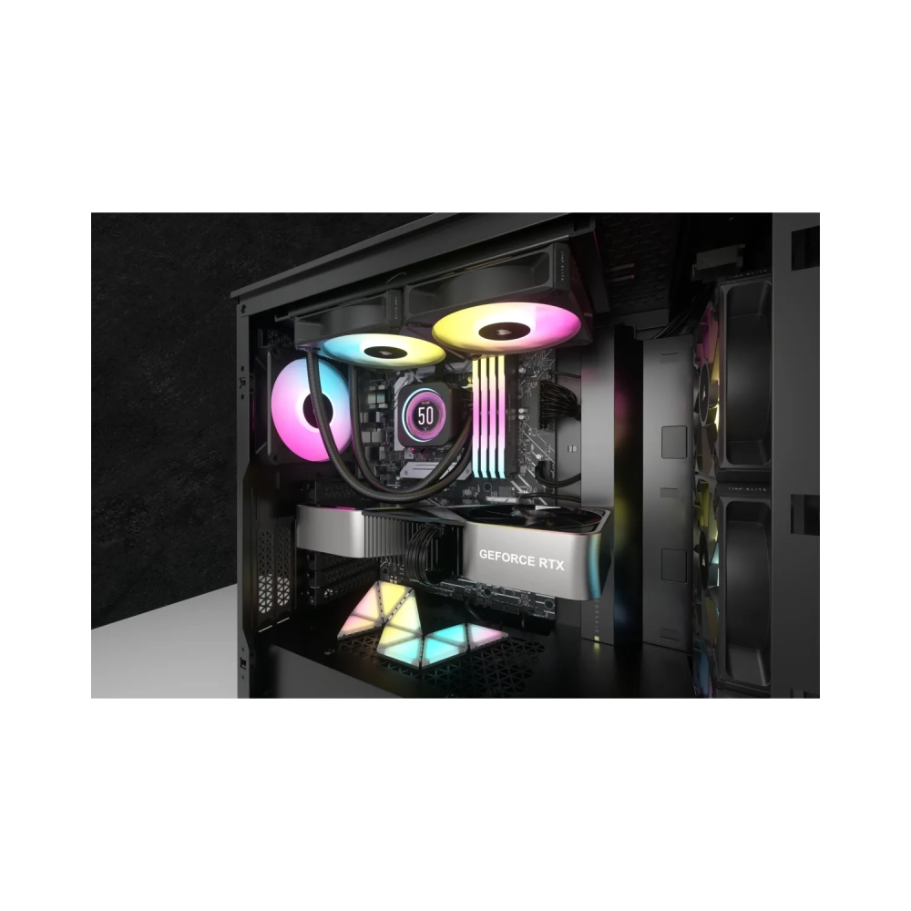 corsair cw 9060074 ww liquid ooling kit 12 cm 550 rpm 2100 rpm 341 db 6557 cfm