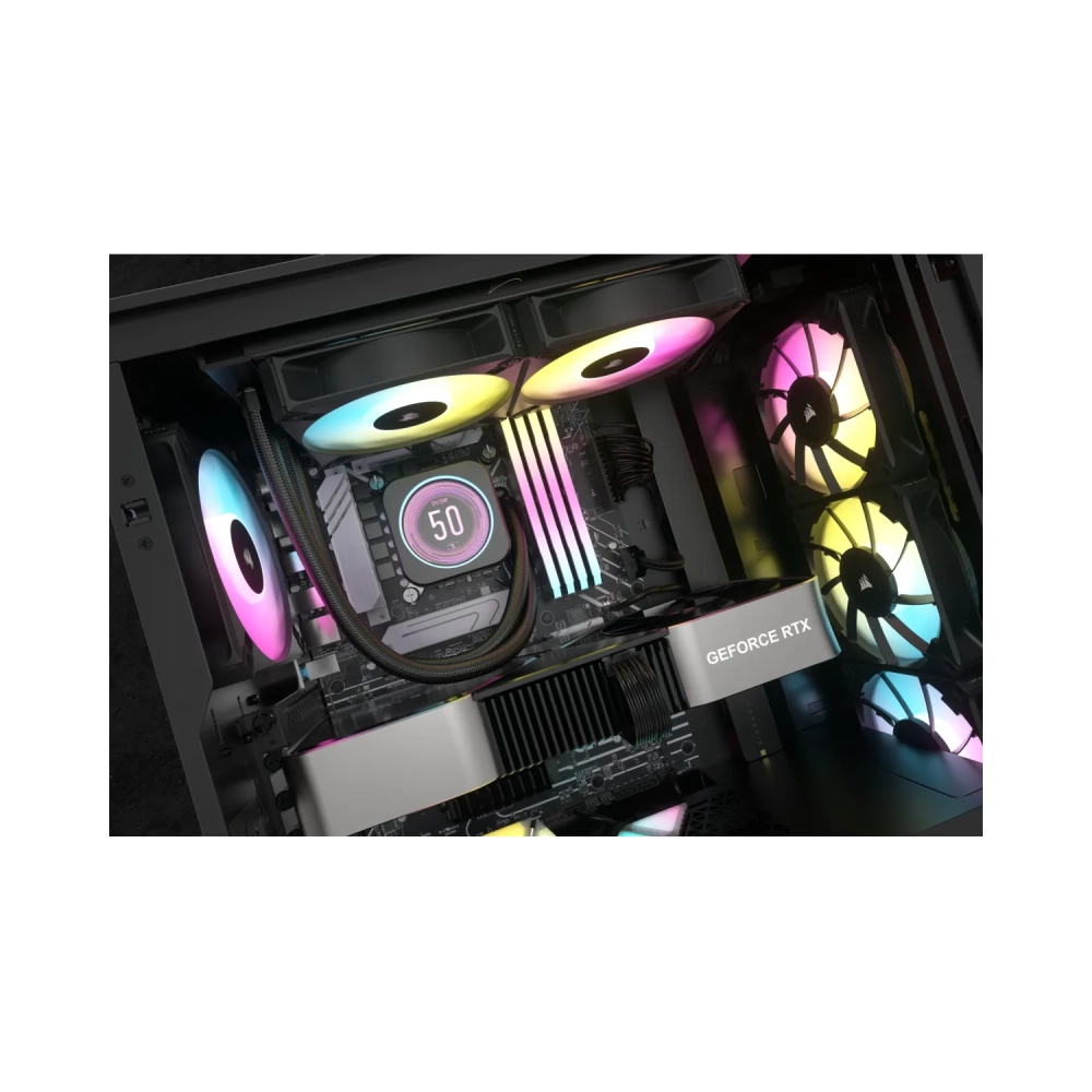 corsair cw 9060074 ww liquid ooling kit 12 cm 550 rpm 2100 rpm 341 db 6557 cfm