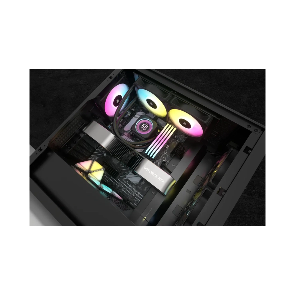 corsair cw 9060074 ww liquid ooling kit 12 cm 550 rpm 2100 rpm 341 db 6557 cfm