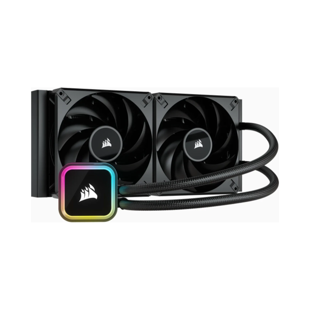 corsair h115i air cooler 19 db 358 db 89 cfm black