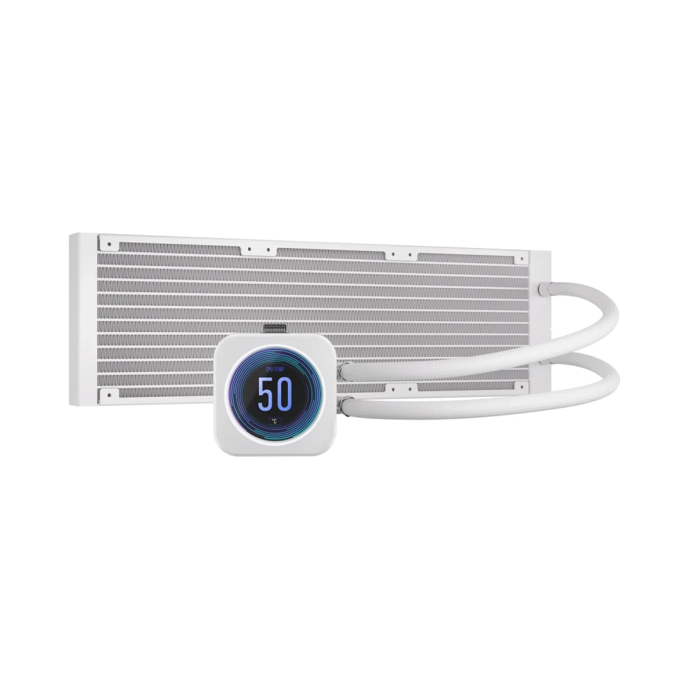 corsair cw 9060077 ww liquid ooling kit 12 cm 550 rpm 2100 rpm 6557 cfm white