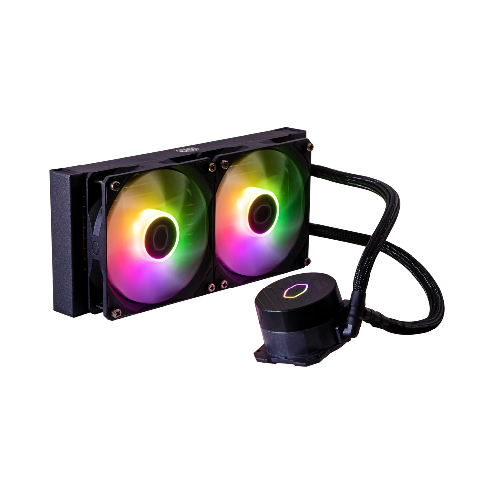 cooler master masterliquid 240l core argb liquid ooling kit 12 cm 650 rpm 1750 rpm 272 db 7193 cfm