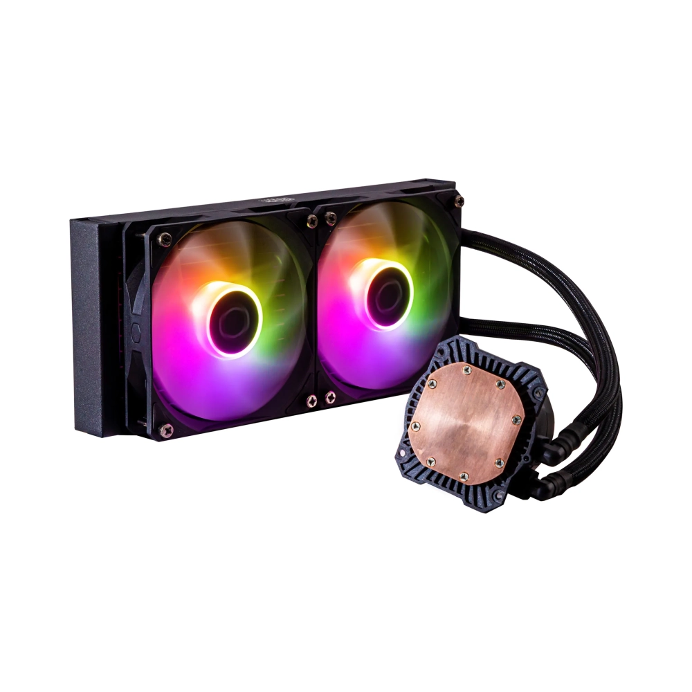 cooler master masterliquid 240l core argb liquid ooling kit 12 cm 650 rpm 1750 rpm 272 db 7193 cfm