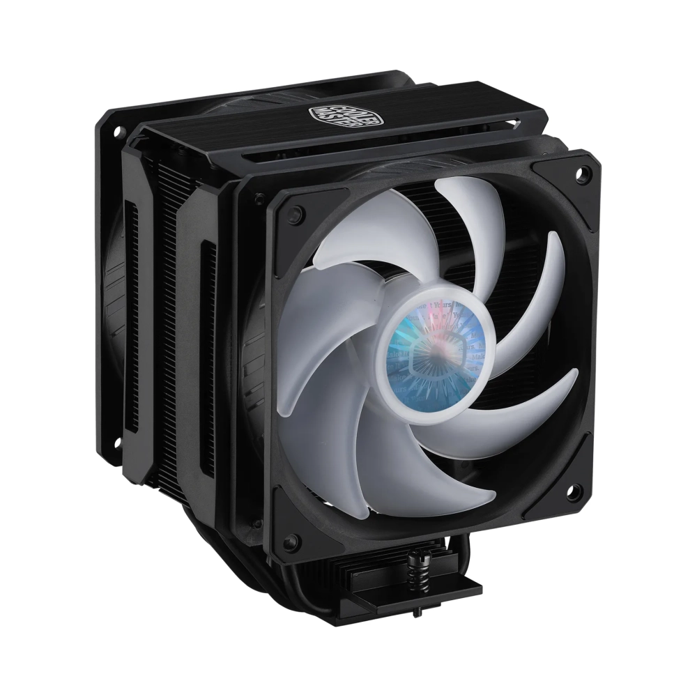 cooler master masterair ma612 stealth argb cooler 12 cm 650 rpm 1800 rpm 27 db 62 cfm