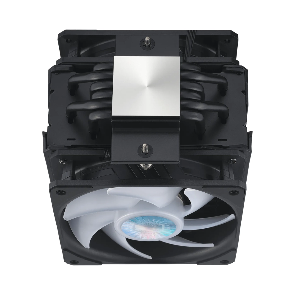 cooler master masterair ma612 stealth argb cooler 12 cm 650 rpm 1800 rpm 27 db 62 cfm