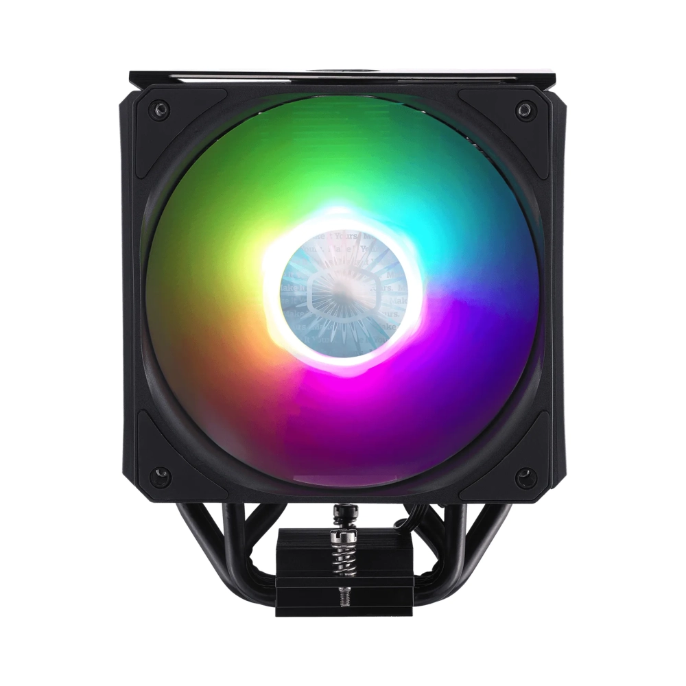 cooler master masterair ma612 stealth argb cooler 12 cm 650 rpm 1800 rpm 27 db 62 cfm