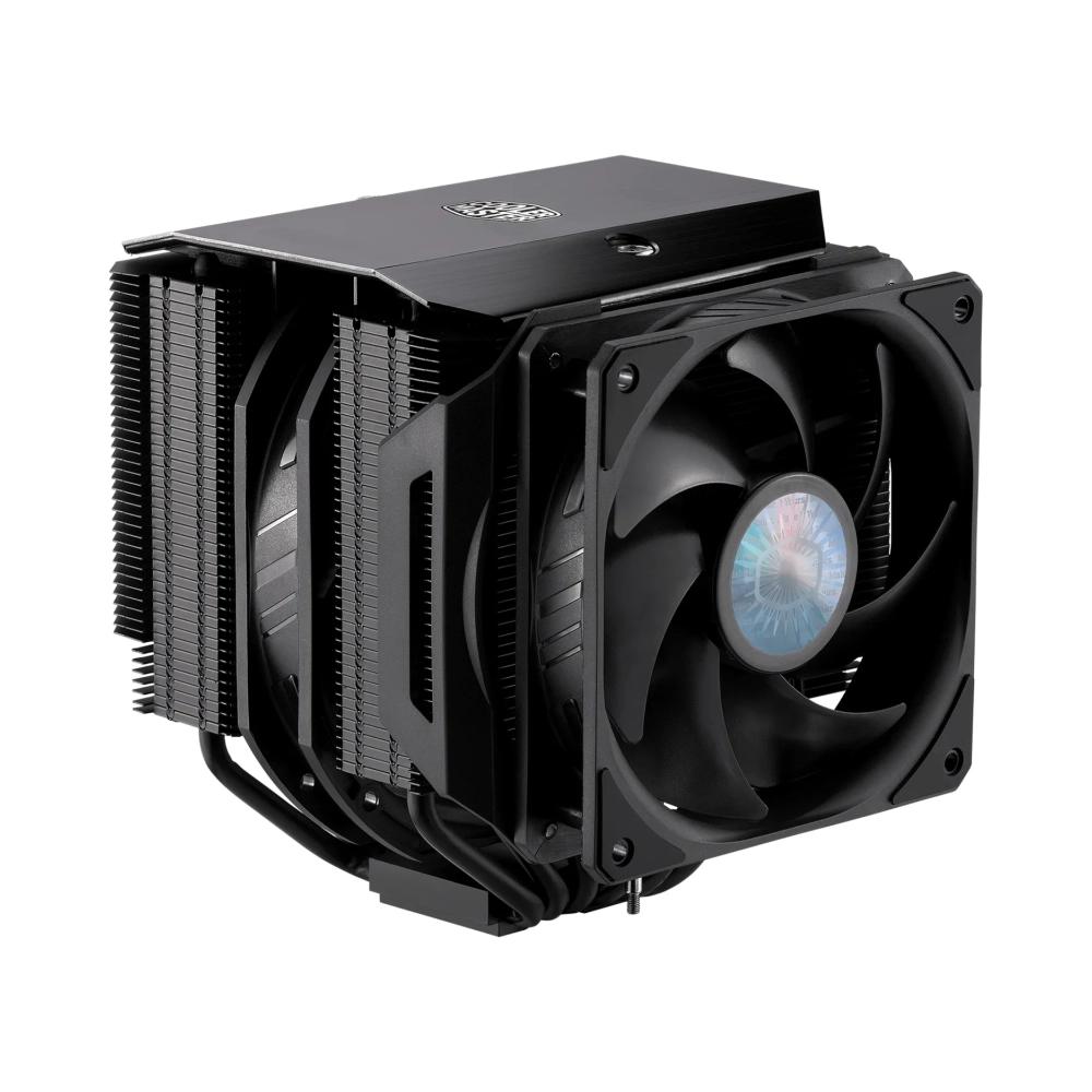 cooler master masterair ma624 stealth cooler 650 rpm 1400 rpm 10 db 27 db 67 cfm