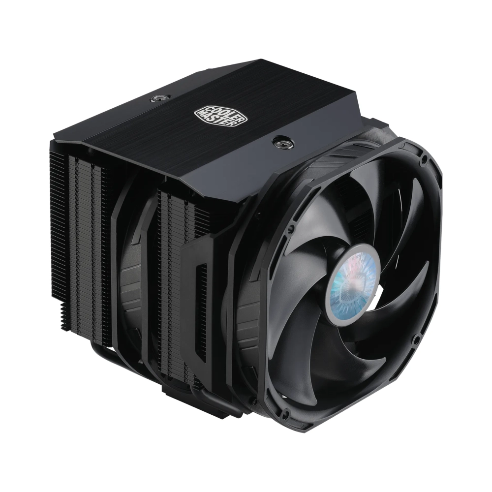 cooler master masterair ma624 stealth cooler 650 rpm 1400 rpm 10 db 27 db 67 cfm