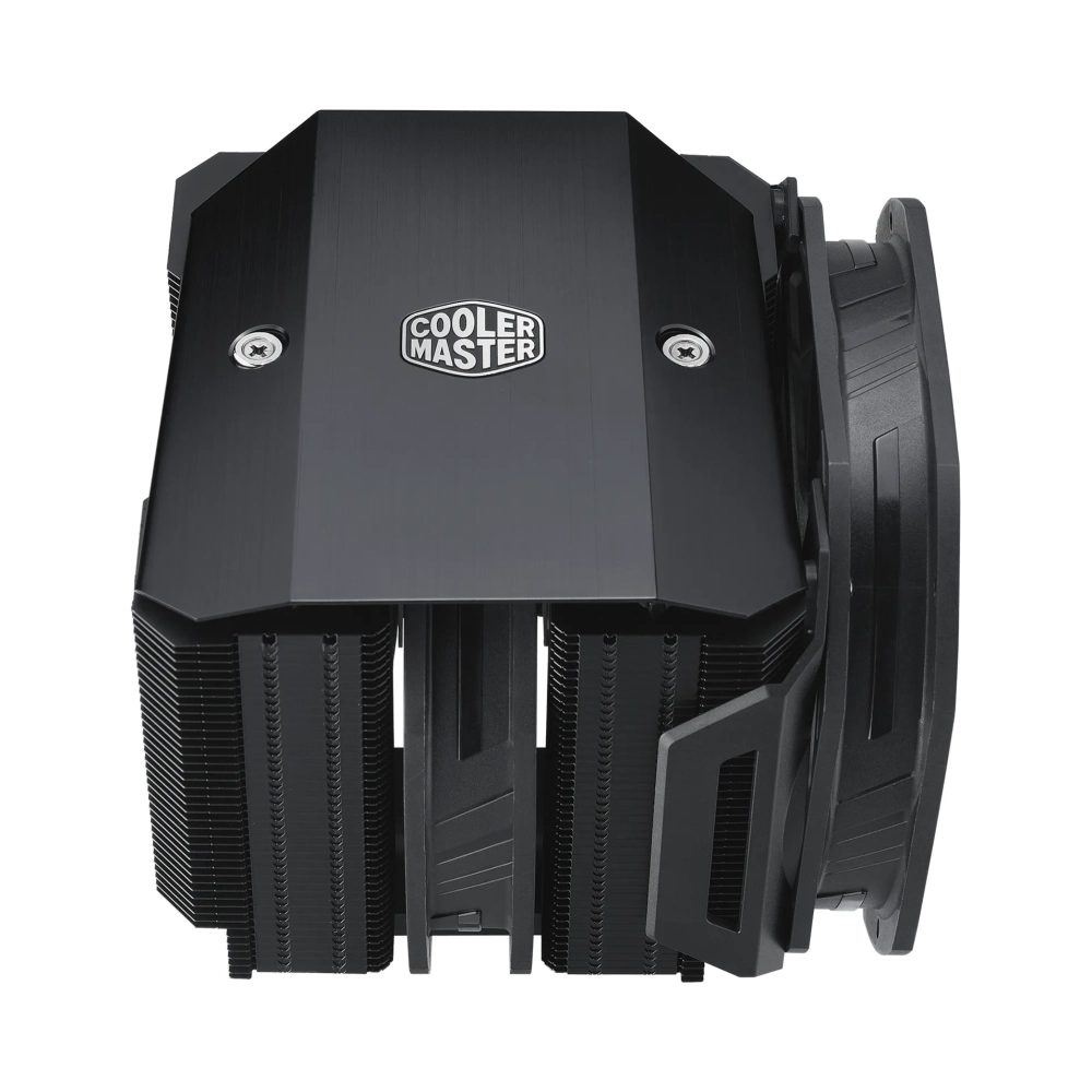 cooler master masterair ma624 stealth cooler 650 rpm 1400 rpm 10 db 27 db 67 cfm