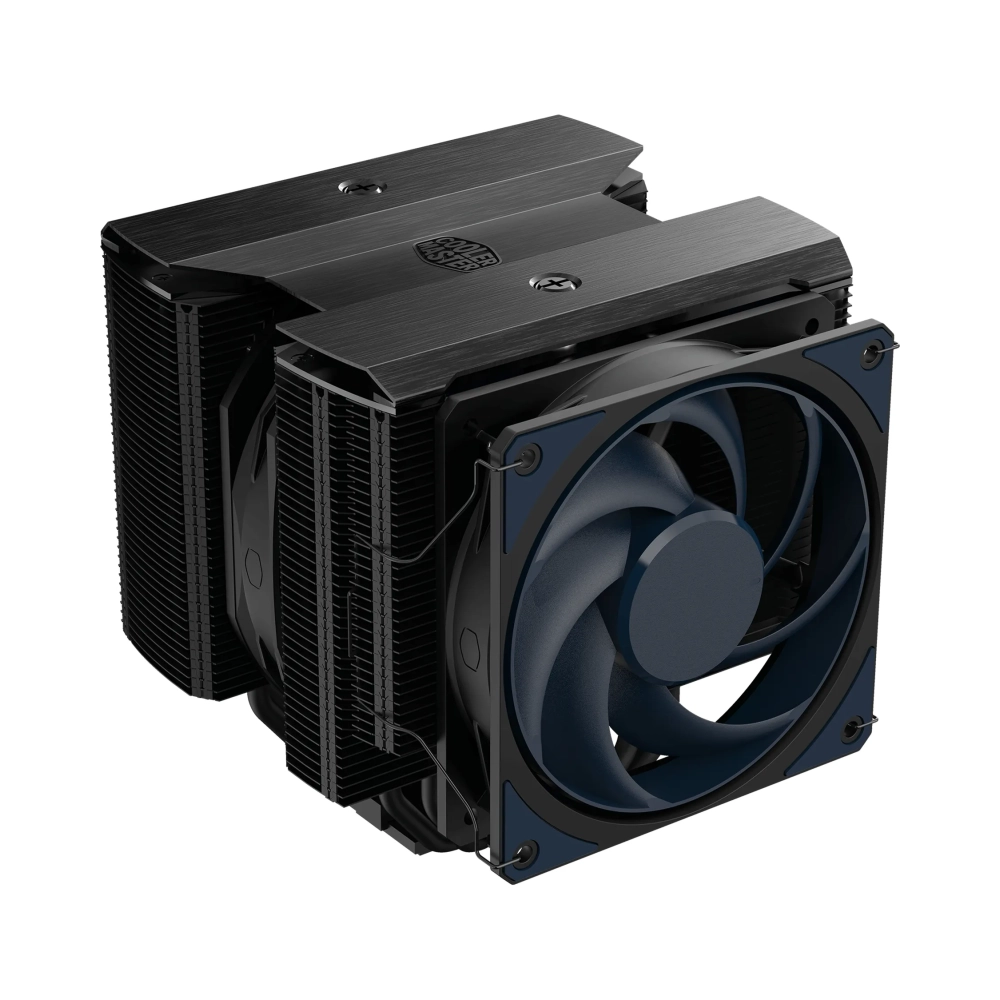 cooler master masterair ma824 stealth air cooler 120135 mm 1550 rpm 246 db 636 cfm black