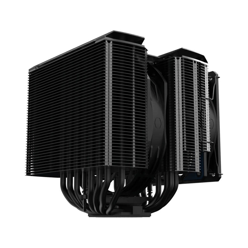 cooler master masterair ma824 stealth air cooler 120135 mm 1550 rpm 246 db 636 cfm black
